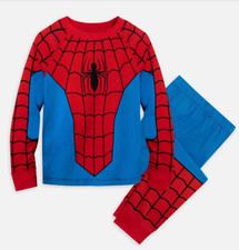 NEW Disney Store Spider-Man PJ Pal Costume Pajamas size 8 NWT