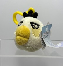Official Commonwealth Angry Birds White Bird 3" Backpack Clip-on Plush Toy w/Tag