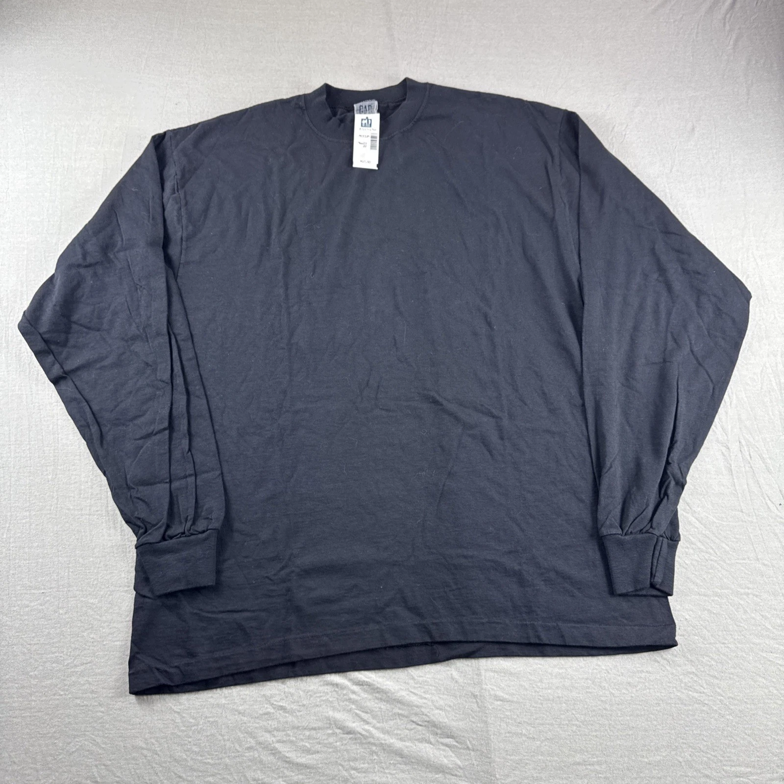 Vintage Gap Long Sleeve T-Shirt Mens M Black Crewneck 90s Blank Made in USA NEW
Opens in a new windo