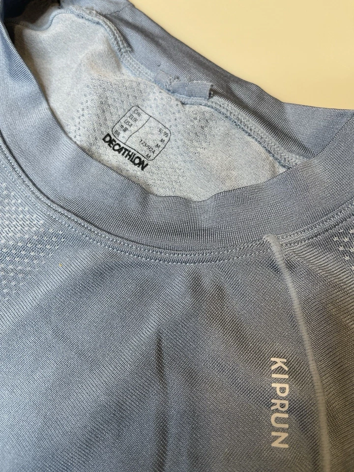 Kiprun Breathable Running T-Shirt Short Sleeved Tee Quick Drying Top - Mens - GC - Image 2 of 4