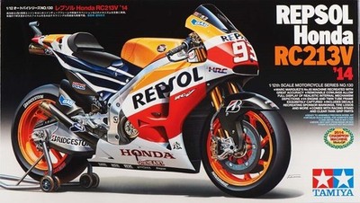 Tamiya 1:12 Repsol Honda RC213V'14 Plastic Model Kit 14130