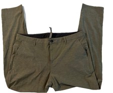 NWOT Vuori The Rise The Shine Flat Front Aim Pant Style V431 Men's - Green Sz 38