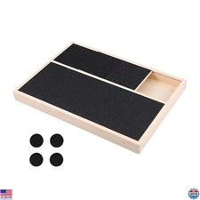Dog Nail Scratching Board & File Toy with Treat Box - Claw Grooming Tool (3