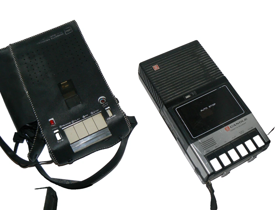 Lote de grabadoras de casete vintage - COMO ESTÁN, piezas o reparación - sin probar / sin alimentación Foto 3 de 4