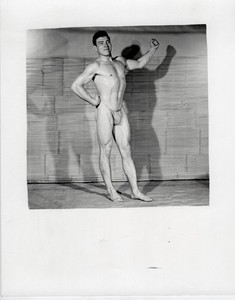 Gay Interest Vintage Male Physique Photo - UNKNOWN MODEL by UNKNOWN STUDIO 8X10