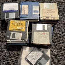 Lot of 80 Assorted 3.5 Floppy Disks MIXED LOT NOT TESTED