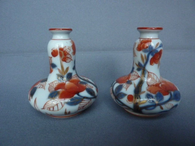 2 FLACONS, VASE MINIATURE PORCELAINE DE BAYEUX ANCIEN FLACON A PARFUM - Photo 4/4