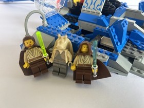 LEGO Star Wars: Gungan Sub (7161) w/minifigs - Missing Ocean Pieces - Incomplete