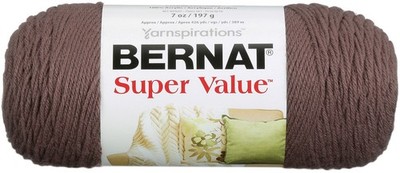 Bernat Super Value Solid Yarn - Taupe - 164053-53012