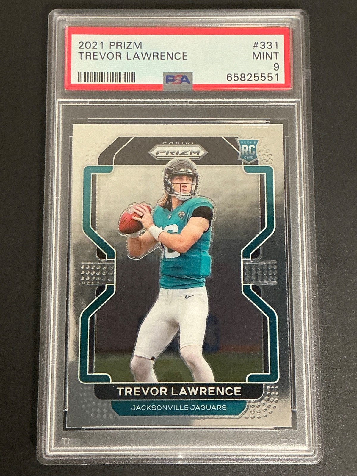 2021 Prizm #331 Trevor Lawrence RC PSA 9 MINT 551