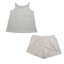 Felina Women's Lounge Pajama Set Sleepwear Medium Size Tank Top Short