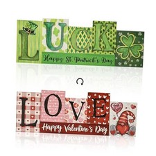 Smile Valentine's Day St. Patrick Indoor Decoration, Gnome Valentine St.