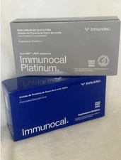Immunotec Immunocal Platinum+ Blue   2 Unopened Boxes Exp 05/2028 