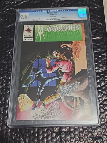 Shadowman Issue #3 CGC 9.6 NM+ 1st Sosa The Soul Eater 1992 Valiant Comics