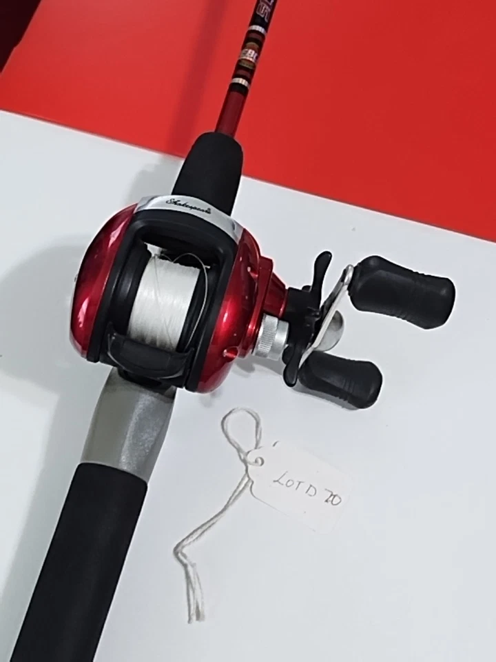 Baicasting Fishing Rod Zebco Slingshot 5'6" ML 6-12lb And Reel Shakespeare Alpha - Image 2 of 4