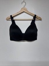 Auden Black Bra Size 38DD Womens Wireless T-shirt Bra