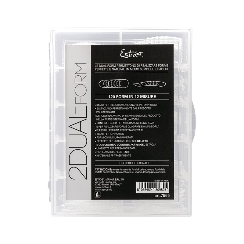 Dual Form Nail Tip 120pz Estrosa