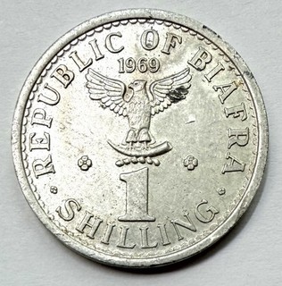 Pièce 1 Shilling 1969 Biafra REF00816