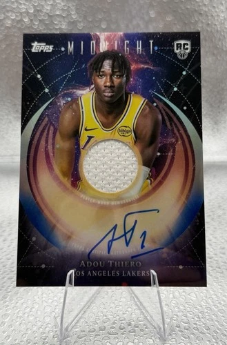 Topps Midnight 2025-26 Rookie Jersey Auto Adou Thiero Lakers #RJA-AT