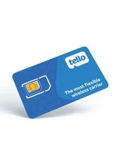 Tello  US Prepaid SIM Card (3 in 1) | Bring Your Own Phone Kit | Phone