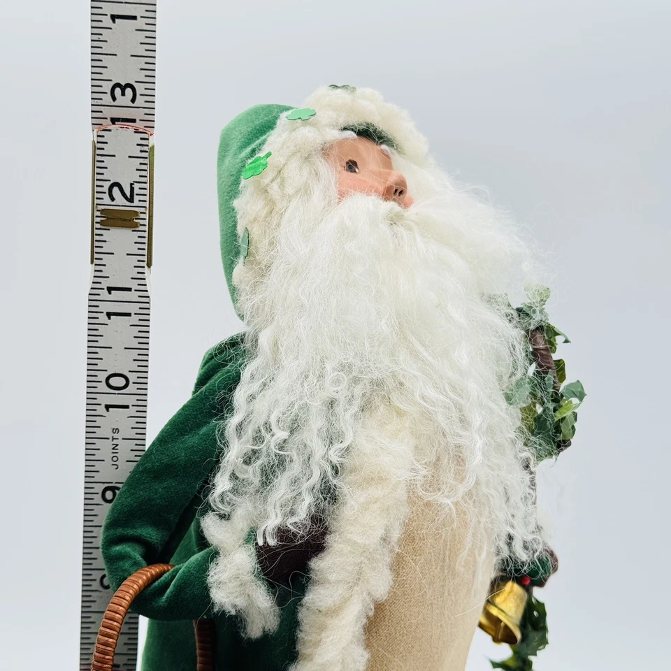 Byers Choice Villancico de Navidad Día de San Patricio Estatuilla de Papá Noel Irlandés NUEVA EN CAJA Foto 2 de 4
