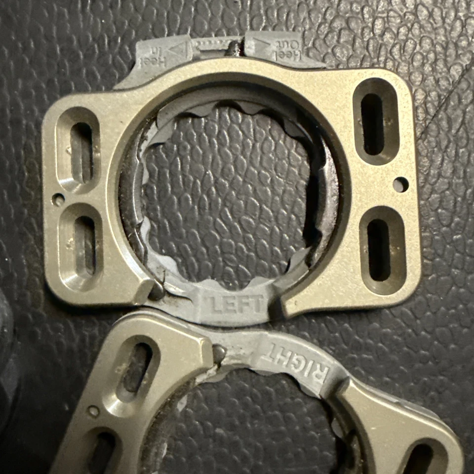 Speed play Used Zero Pedals And New Cleats And Adapter For Three Bolt Shoes - Image 3 of 4