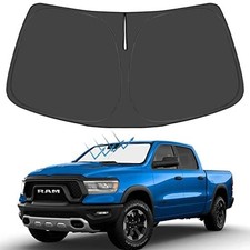 Proadsy Custom Fit Car Windshield Sun Shade for 2019-2025 Dodge RAM 1500