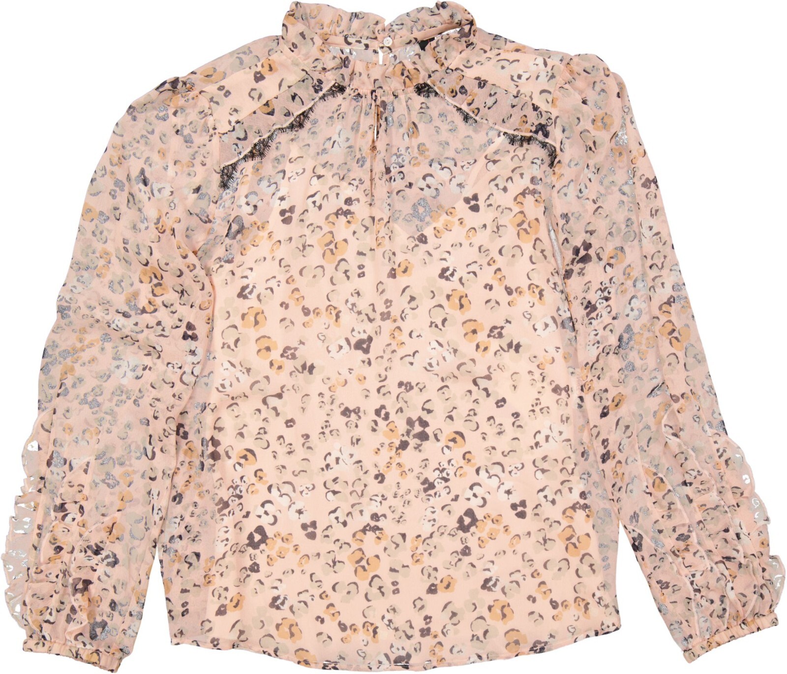 Marc Cain Womens Blouse N 1 / 34 Dusky Pink Mix image 4