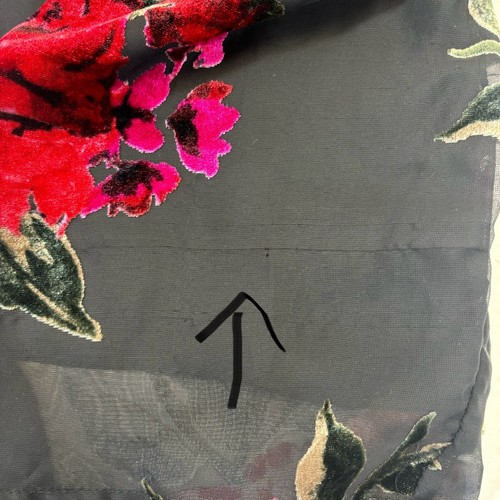 Anthropologie Ett Twa Floral Velvet Jumpsuit Sleeveless Black Red Sz XS - Picture 9 of 17
