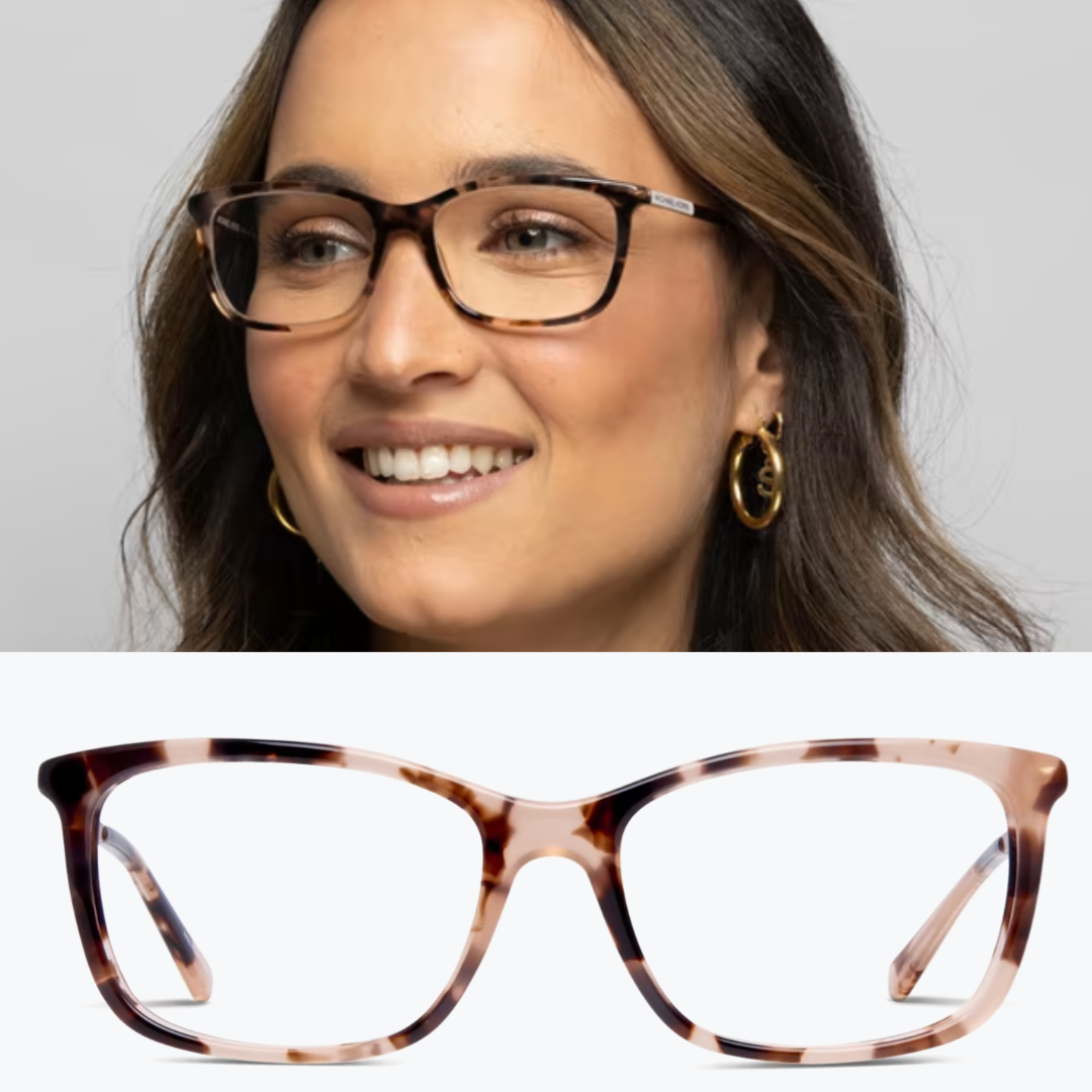 Michael Kors MK4030 Vivianna II Tortoise Beige Rectangle +