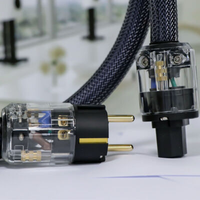Audiophile US EU Schuko AC Power Cord OFC Copper HIFI Audio Power Supply Cable