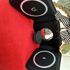 Moxie Charging Station for iPhone Apple Watch and Apple Pods, Black
