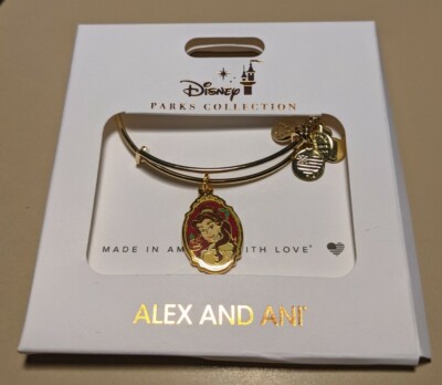 Disney Parks Alex and Ani Beauty the Beast Belle Double Sided