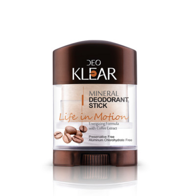 Deoklear Mineral Deodorant Stick Alaun Kaffee Extrakt Crystal Life In Motion ...