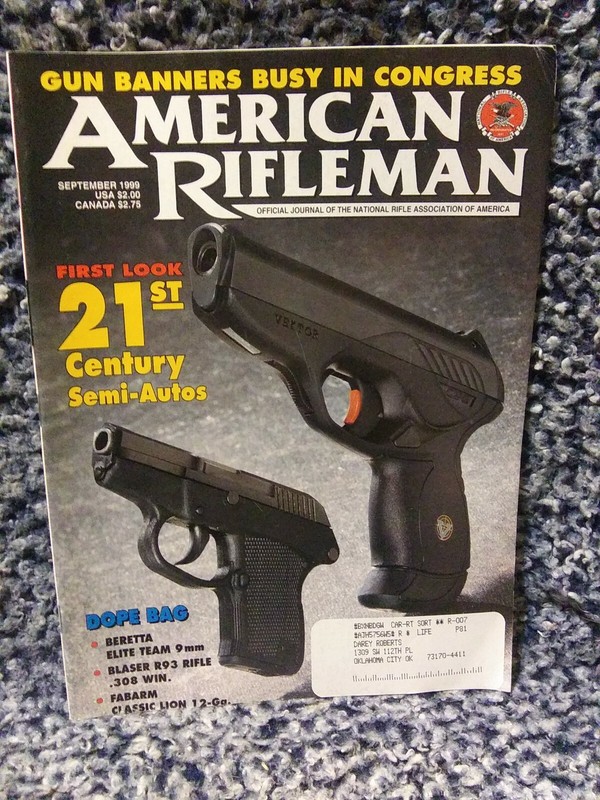 AMERICAN RIFLEMAN COPY SEPTEMBER 1999