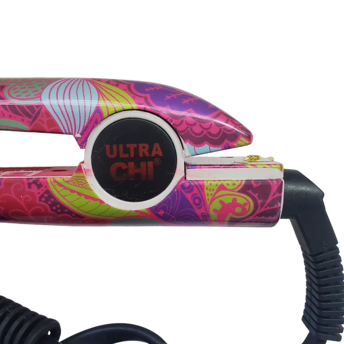 EXCELLENT LIKE NEW CONDITION 1 INCH ULTRA CHI FLORAL FLAT IRON CHI 1 main image 3