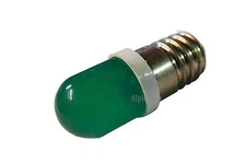 Alpinetech E10 Screw Base 120V AC/DC LED Replacement Bulb for Indicator Lights