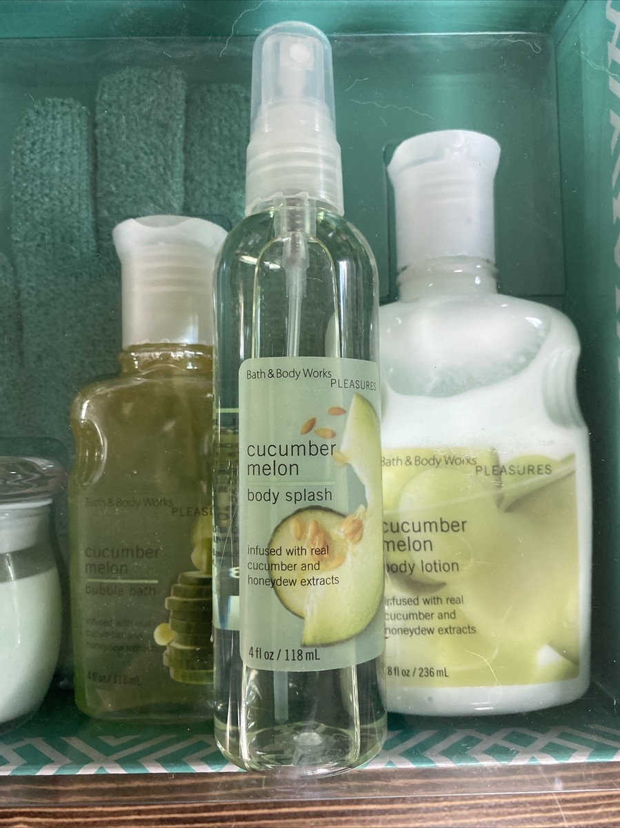 Bath and body works Pleasures Cucumber melon Gift Box Set NIB