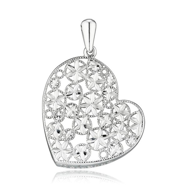 KettenanhäNger 925 Silber AnhäNger Herz SilberanhäNger Echtschmuck-image
