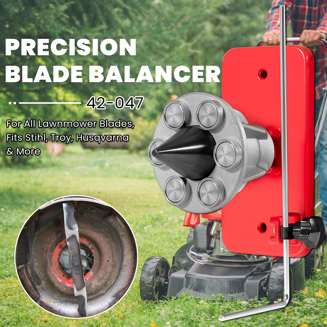 Magnetic Wall Mount Blade Balancer Lawn Mower compare to Oregon