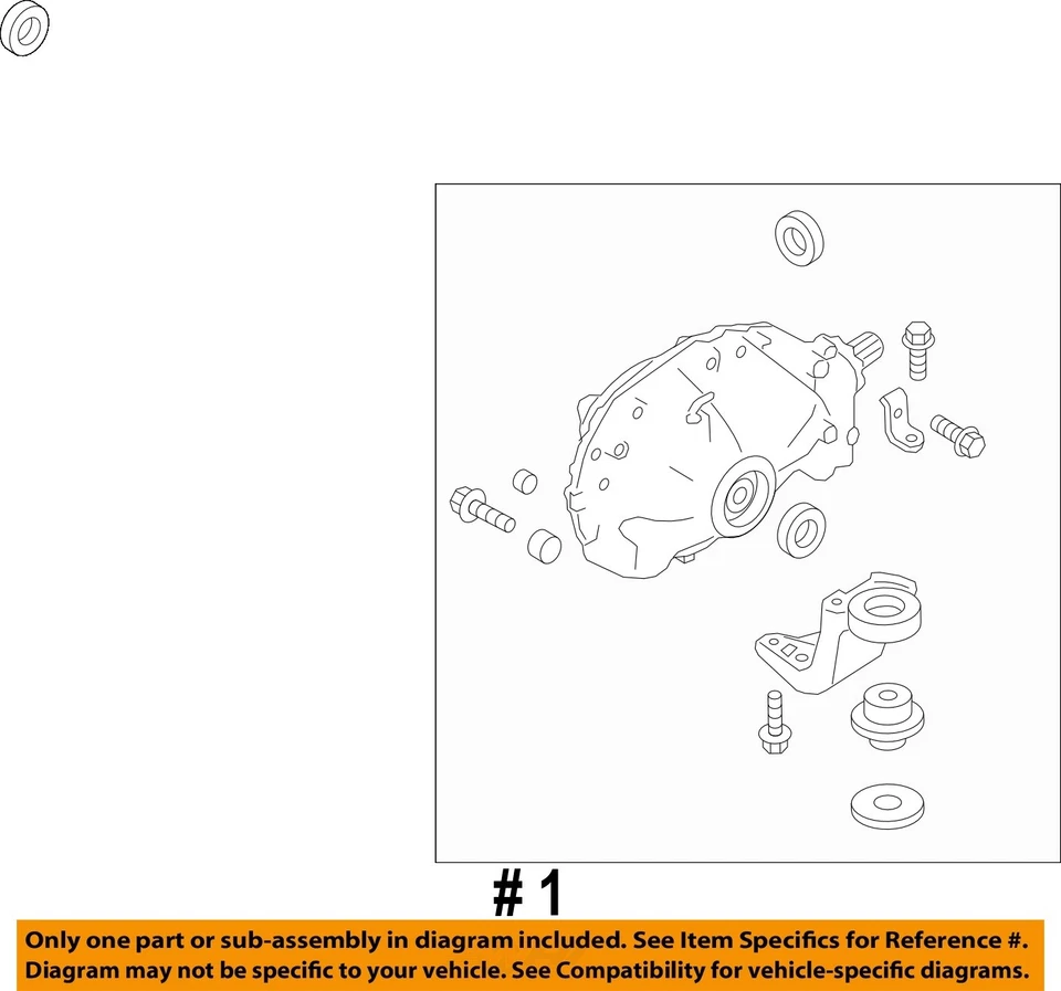 Used Differential Carrier Assembly fits: 2015 Land rover Range rover front 3.0L - Image 4 of 4