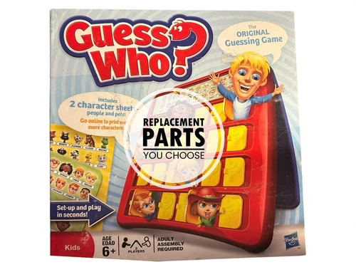 Hasbro Guess Who? Classic Kids Board Game 2009 REPLACEMENT PARTS YOU CHOOSE