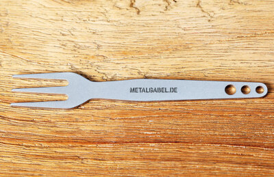 Metalgabel Classic - Pommesgabel aus Edelstahl - Der Klassiker - aber besser!