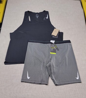 【美品】Nike Aeroswift Singlet + Shorts Sz S Amazon.com: Nike Dri-FIT ADV AeroSwift Men's Racing Singlet