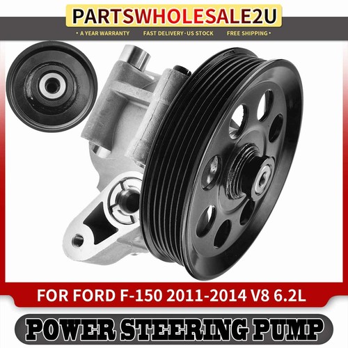 Power Steering Pump with Pulley for Ford F150 2011 20122014 V8 6.2L