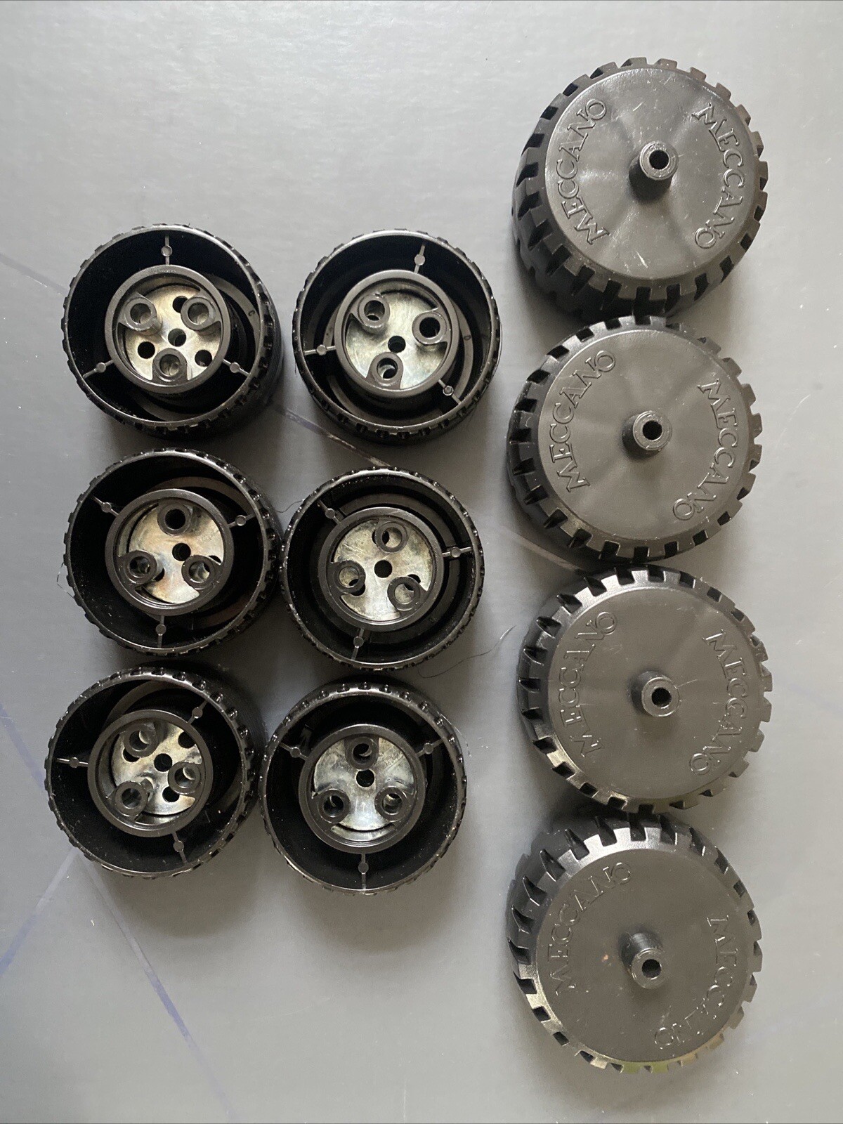 Meccano Plastic Wheels Very Good Condition eBay