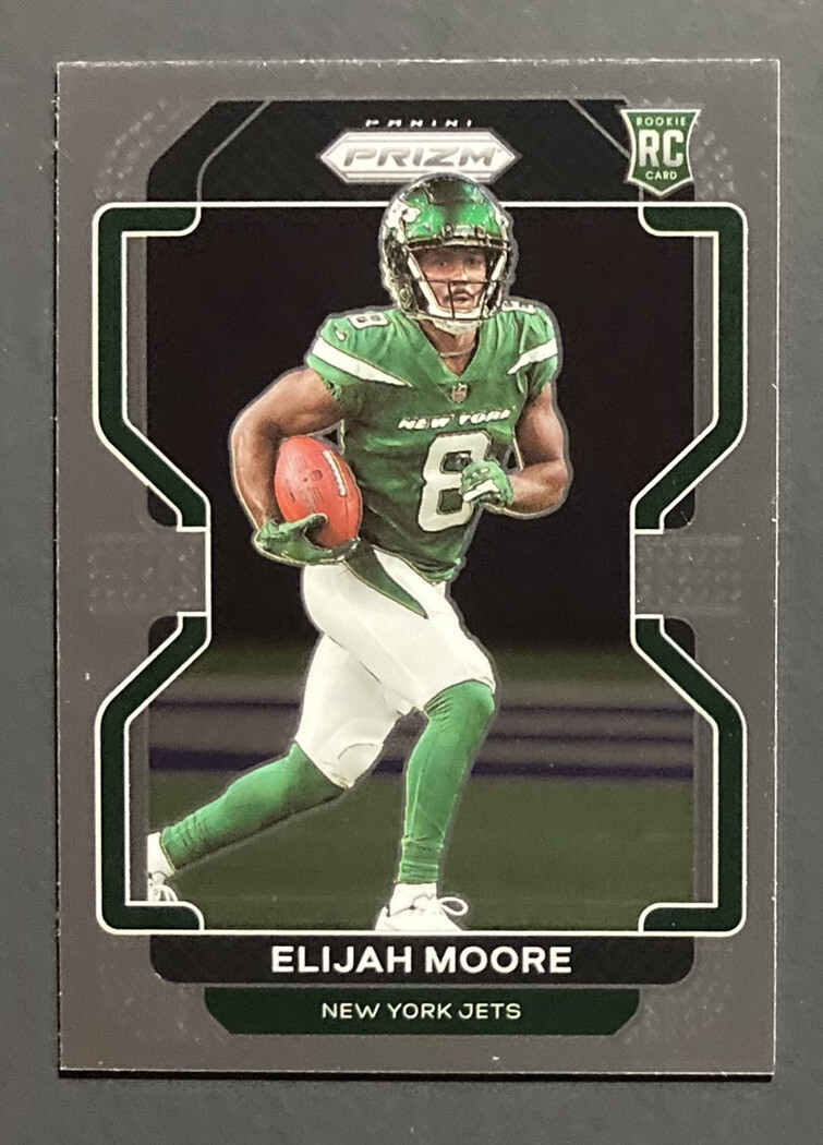2021 Panini Prizm - ELIJAH MOORE NY Jets-#346 Rookie RC