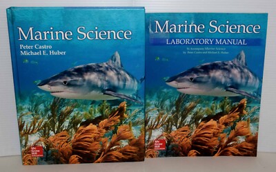 McGraw-Hill MARINE SCIENCE by CASTRO & HUBER 2016 Textbook & Lab Manual Set