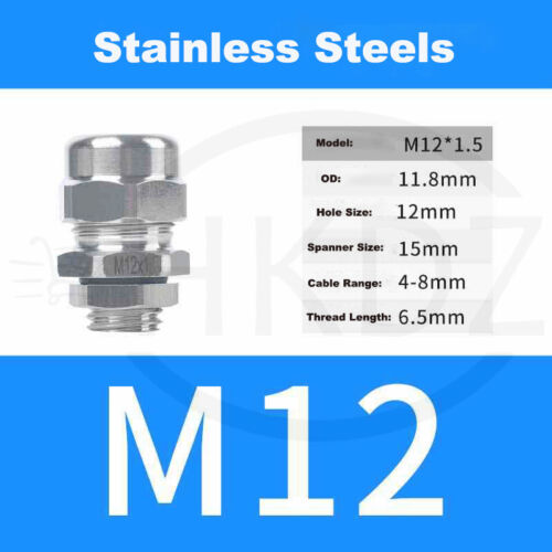 Kabelverschraubung PG7-PG63 Metrisch Metal Verschraubung M10-M100 Edelstahl IP68 - Bild 60 von 118