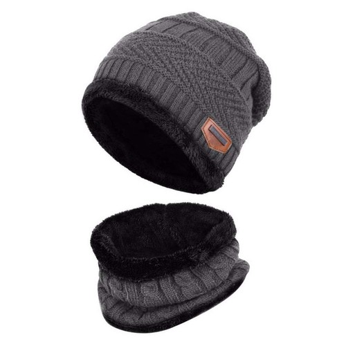 3pcs/2pc Winter Warm Knit Beanie Hat Cap Scarf Touch Screen Ski Gloves Men Women - Picture 29 of 42